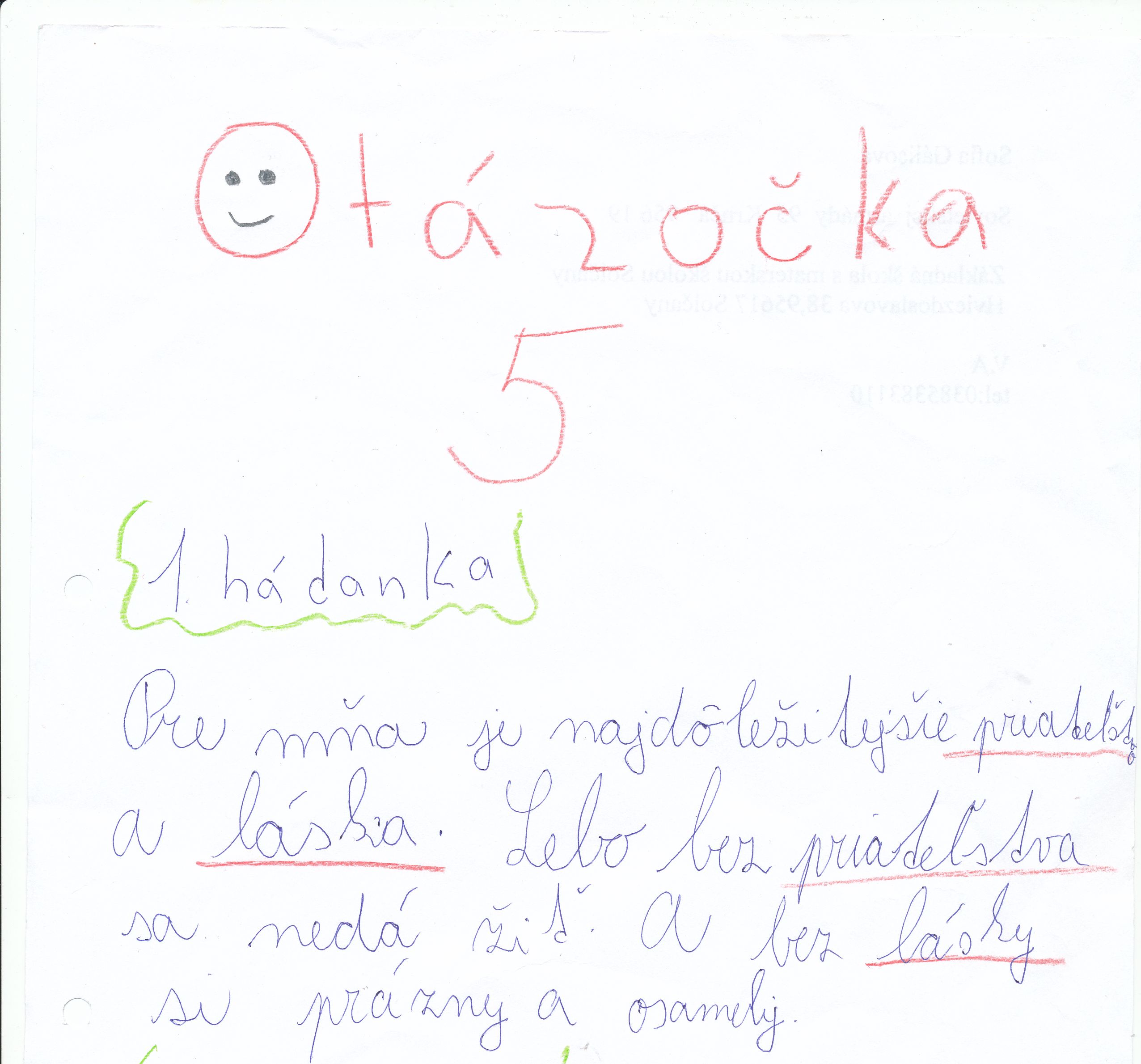 Z s M Solany, 5.A, Sofia Galisov